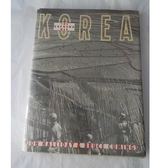 KOREA Unknown War Book Jon Halliday Bruce Cumings HC DJ 1988 First American Ed - Picture 1 of 14